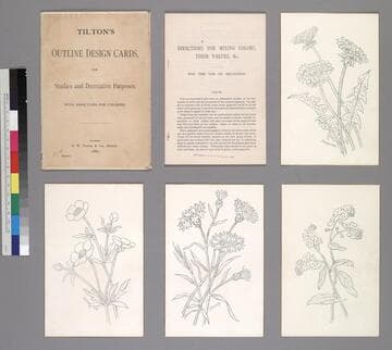 Tilton's Outline Design Cards, for Studies and Decorative Purposes, 12th Series