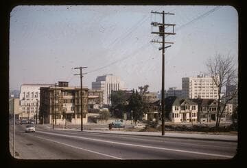 Wrecking of Victorian home on Olive Street