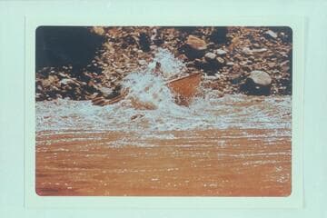 Cataract Canyon. The Big Drop. One of the Harris-Brennan boats. From collection of Bering Monroe