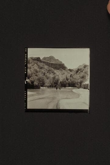 Mouth of Diamond Creek. The river backs the creek into a small lagoon. Bill Belknap; Don Harris