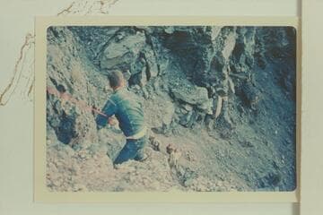 The crumbling rocks in Prospect Canyon caused the party to turn back