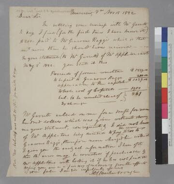 Arthur S. Brockenbrough, University of Virginia, letter to Thomas Jefferson